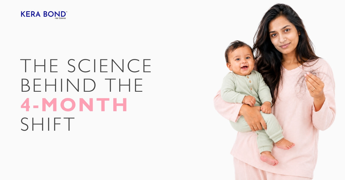 Your Baby Is 4 Months Old. Why Is Your Hair Shedding Now? The Science Behind the 4-Month Shift